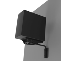 MM-705-WM PAN & TILT BOTTOM MOUNTED SPEAKER MOUNT SPECIFICALLY DESIGNED TO SUPPORT THE JBL 705 STUDIO MONITOR.